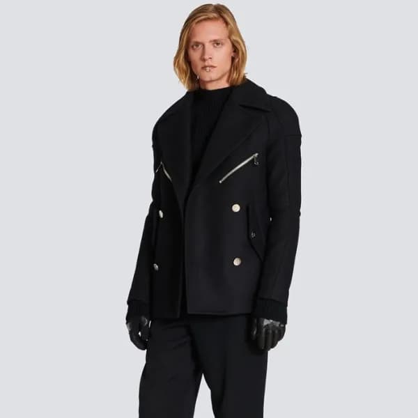 발망 남성 블랙 자켓 - Balmain Mens Black Jackets - cl154x - 1