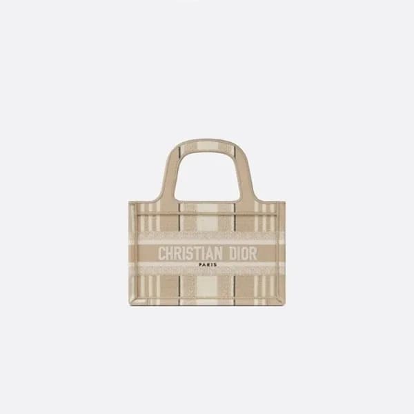 디올 여성 미니 북토트 - Dior Womens Mini Book Tote - dib681… - 1