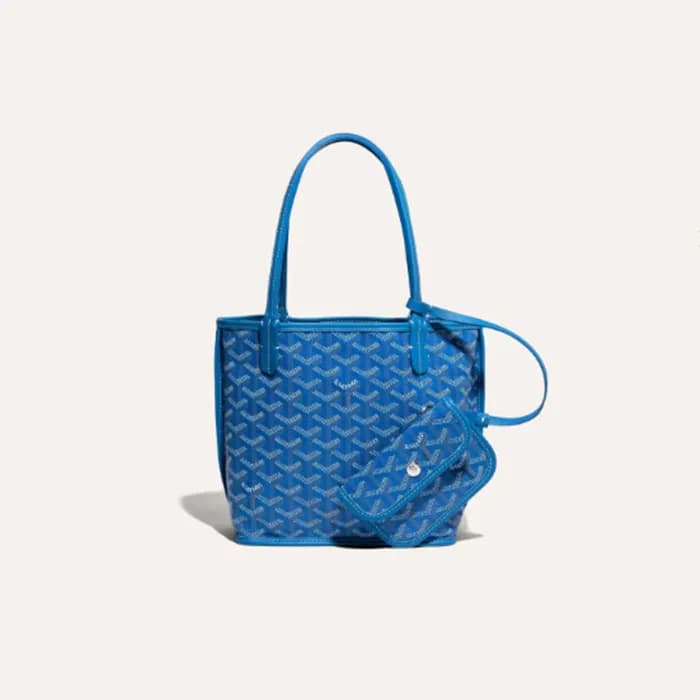 고야드 여성 블루 앙주 백 미니 - Goyard Womens Mini Anjou Bag -… - 1
