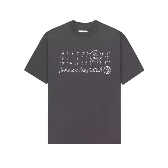 메종 마르지엘라 남/녀 그레이 티셔츠 - Maison Margiela Unisex Tshi… - 1