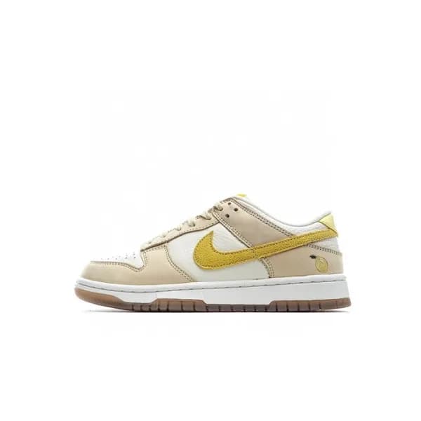 나이키 남/녀 옐로우 스니커즈 - Nike Dunk Low Unisex Sneakers -… - 1