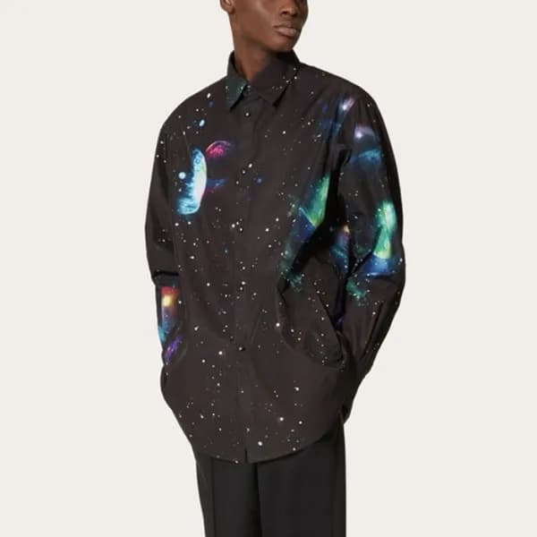 루이비통 남성 블랙 셔츠 - Louis vuitton Mens Black Shirts - … - 1