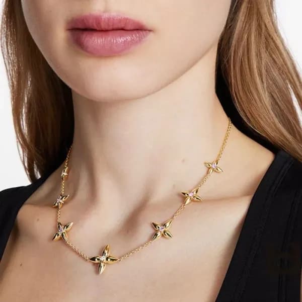 루이비통 여성 골드 목걸이 - Louis vuitton Womens Gold Necklac… - 1