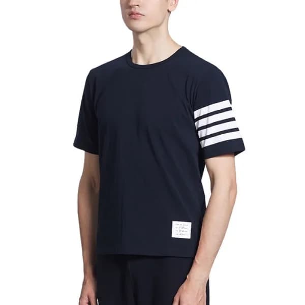 톰브라운 남성 크루넥 반팔티 - Thom Browne Mens Tshirts - thc11… - 1