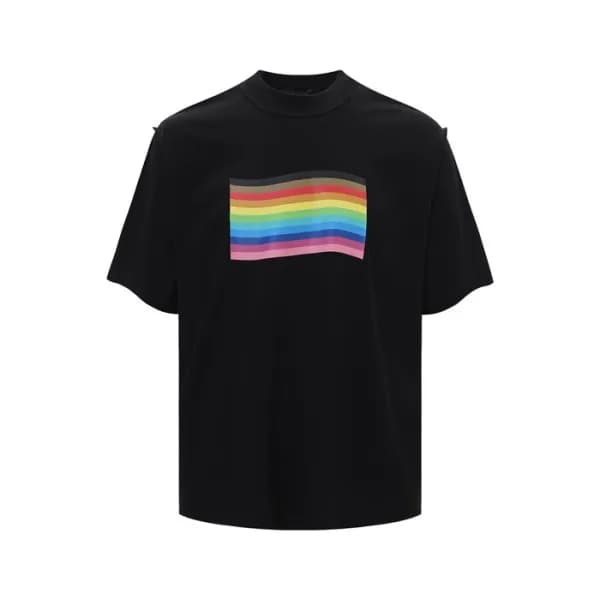 발렌시아가 남성 라운드 반팔 티셔츠 - Balenciaga Mens Round Tshirt… - 1