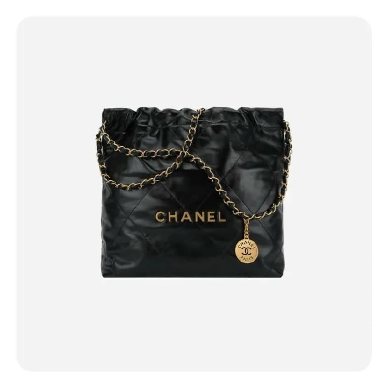 샤넬 22백 스몰 블랙 골드 - Chane 22 Bag Small Bag - ch2720z - 1