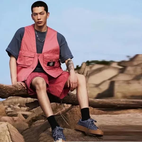 디올 x 스톤아일랜드 남/녀 로우 스니커즈 - Dior x Stone Island Unis… - 1