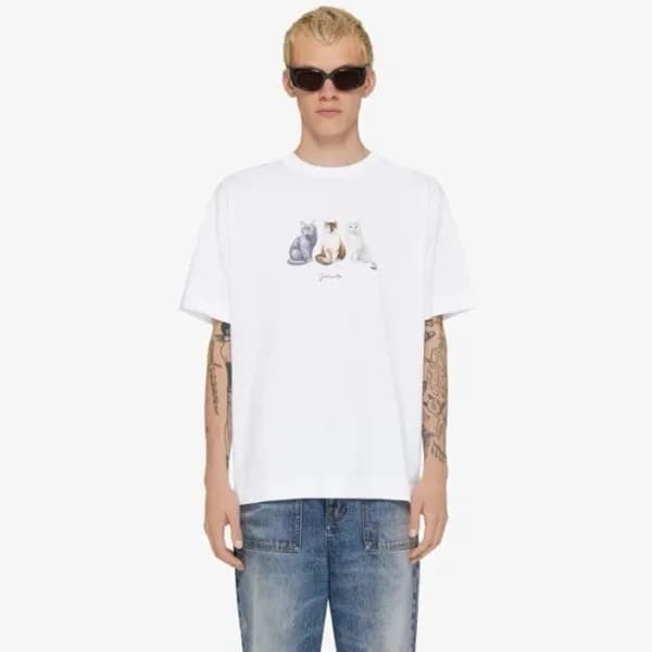 지방시 남성 라운드 반팔 티셔츠 - Givenchy Mens Round Tshirts - … - 1