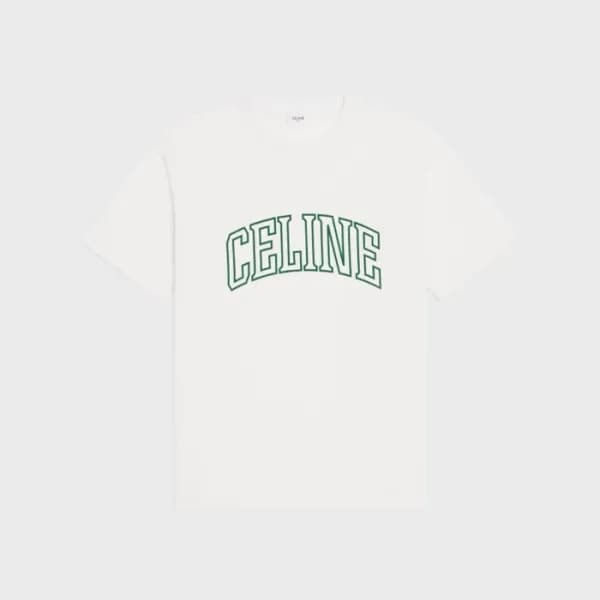셀린느 남성 반팔 티셔츠 - Celine Mens Round Tshirt - cec4891… - 1