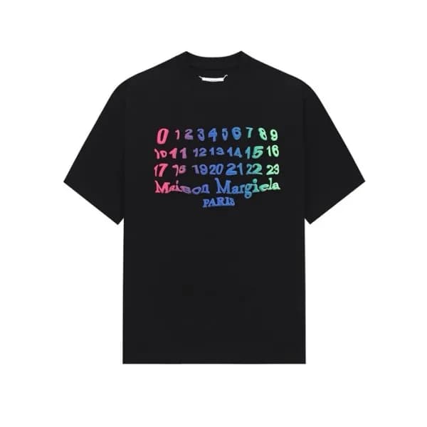 메종 마르지엘라 남성 라운드 반팔 티셔츠 - Maison Margiela Mens Roun… - 1