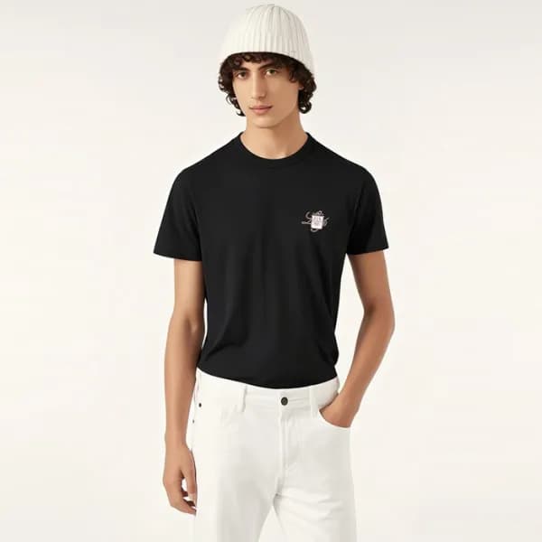 로로피아나 남성 라운드 반팔티 - Loro Piana Mens Round Tshirt - … - 1