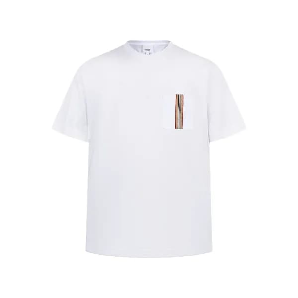 버버리 남성 라운드 반팔 티셔츠 - Burberry Mens Round Tshirt - b… - 1
