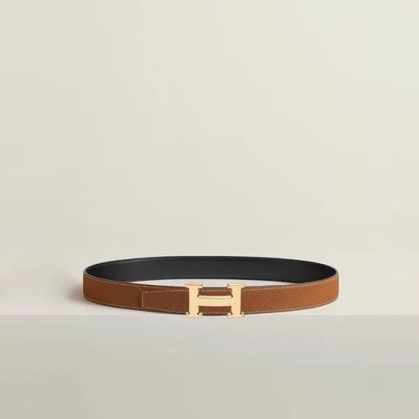 에르메스 남성 H Striee 버클 리버서블 벨트 - Hermes Mens H Striee… - 1