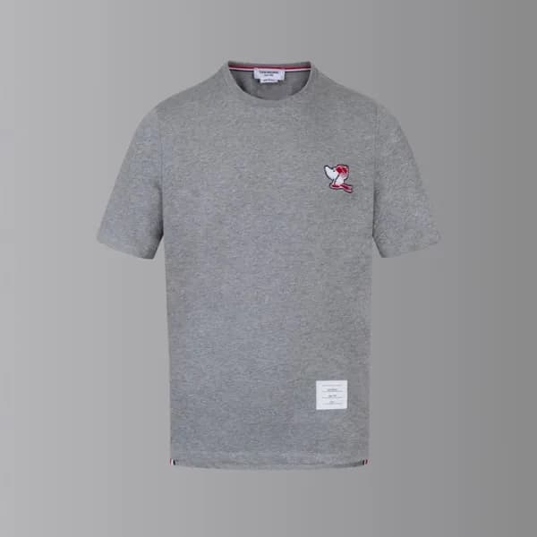 톰브라운 남성 라운드 반팔티 - Thom Browne Mens Round Tshirts -… - 1