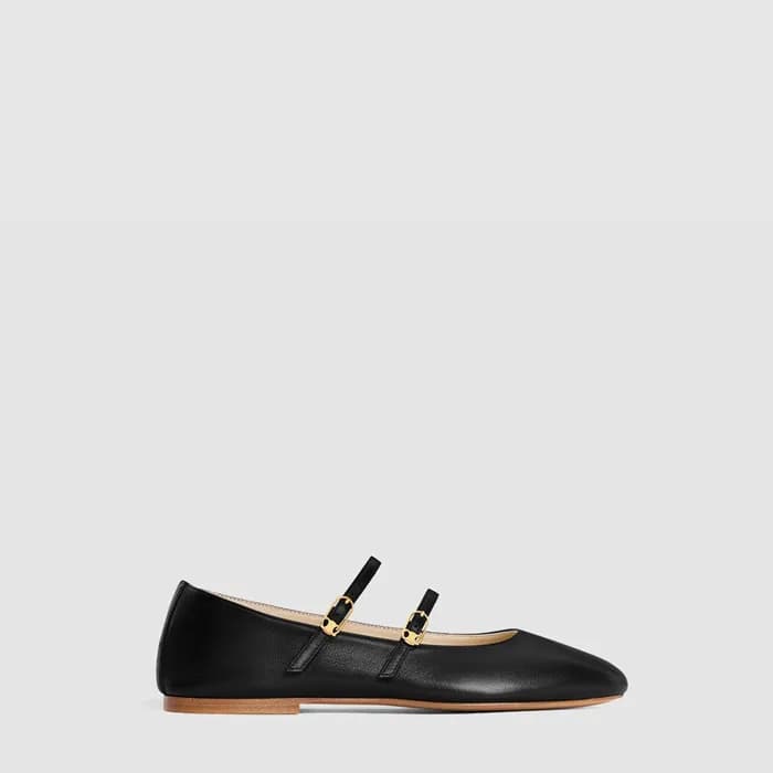 셀린느 여성 레 발레리나 더블 스트랩 발레리나 - Celine Womens Les Ball…