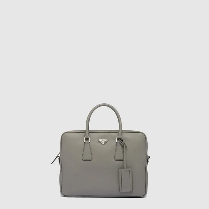 프라다 남성 가죽 브리프케이스 2VE368 - Prada Mens Leather Brief… - 1