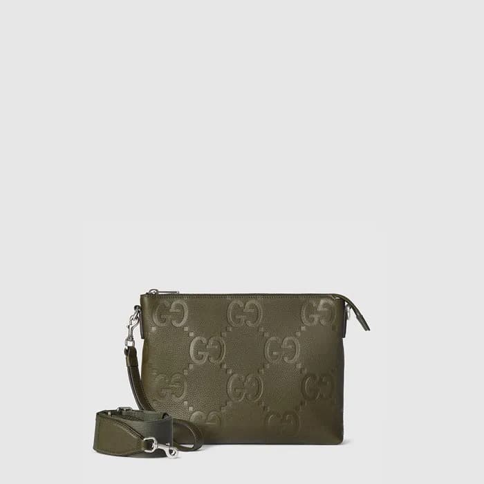구찌 남성 점보 GG 미디엄 메신저백 - Gucci Mens Jumbo GG Medium … - 1