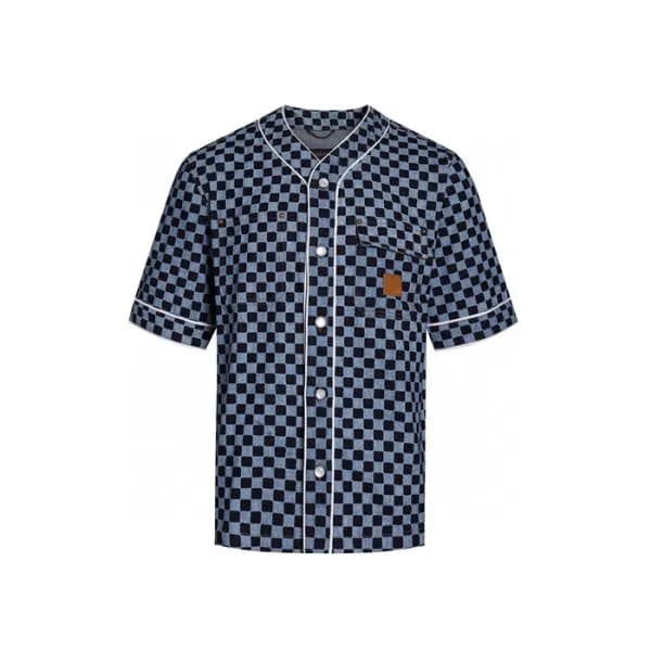 루이비통 남성 라운드 반팔 티셔츠 - Louis vuitton Mens Round Tshi… - 1