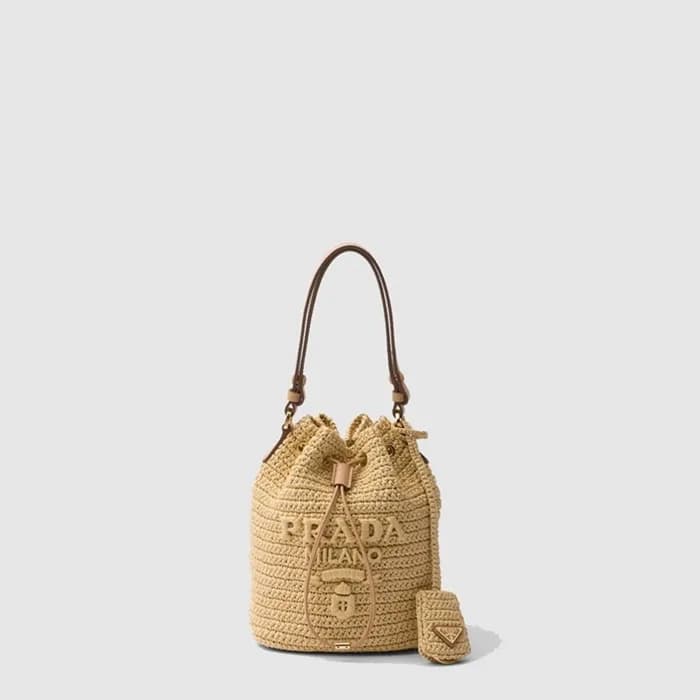 프라다 여성 크로셰 미니 버킷 백 1BE068 - Prada Womens Crochet M… - 1
