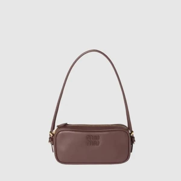 미우미우 여성 가죽 파우치 - Miumiu Womens Nappa Leather Pouch… - 1