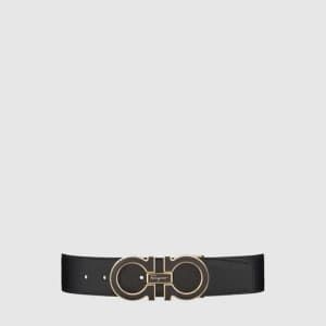 살바토레 페라가모 남성 더블 간치니 벨트 - Ferragamo Mens Double Gan…