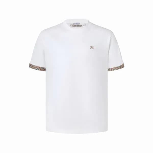 버버리 남성 라운드 반팔 티셔츠 - Burberry Mens Round Tshirt - b… - 1