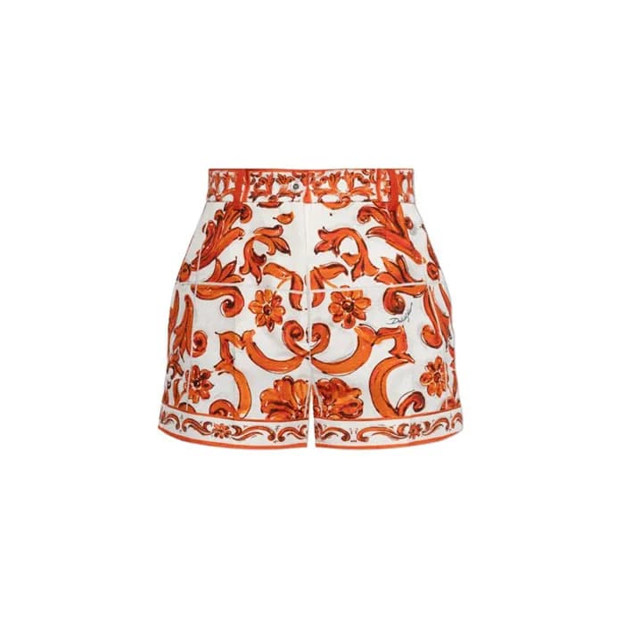돌체앤가바나 여성 마졸리카 프린트 쇼츠 - Dolce&Gabbana Womens Majol… - 1