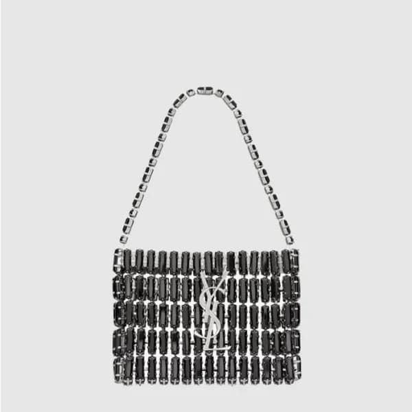 입생로랑 여성 마이크로 이브닝 백 - Saint Laurent Womens Crystal … - 1