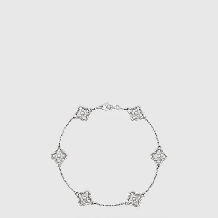 반클리프 아펠 여성 스위트 알함브라 브레이슬릿 - Van Cleef & Arpels Wom… - 1