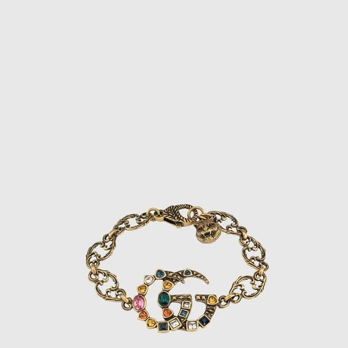 구찌 여성 인터로킹 다이아몬드 브레이슬릿 - Gucci Womens Interlocking Diamond Bracelet - acc10822x - 1