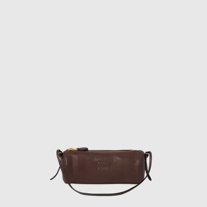 미우미우 여성 가죽 파우치 - Miumiu Womens Leather Pouch - mib17345x - 1