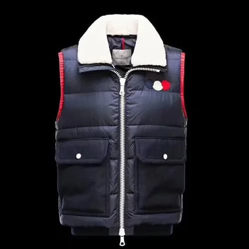 [몽클레어] 17 다운조끼 남성용 네이비 90% 오리털 mo0017m - Moncler 1… - 1