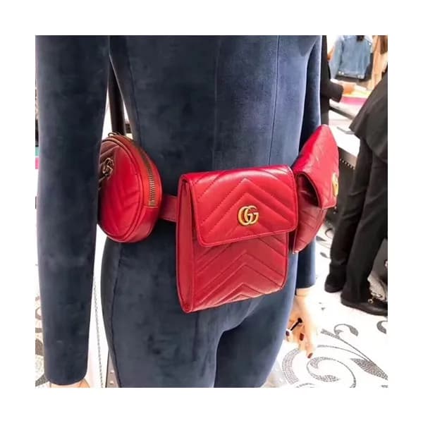 Gucci Marmont Matlase Belt Bag, - 구찌 마몬트 마틀라세 벨트백 … - 1