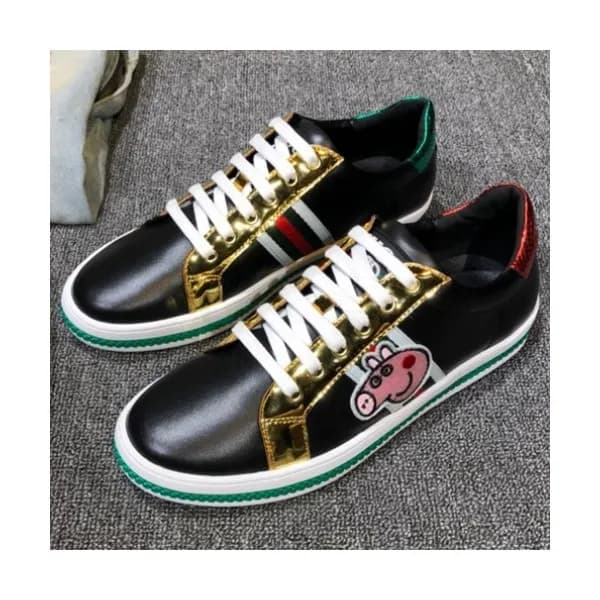 GUCCI 2018 MENS LEATHER SKEAKERS - 구찌 남성 레더 스니커즈 G… - 1