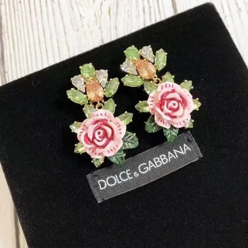 Dior Yellow Gold Earring - 디올 여성용 18k도금 옐로우 골드 … - 1