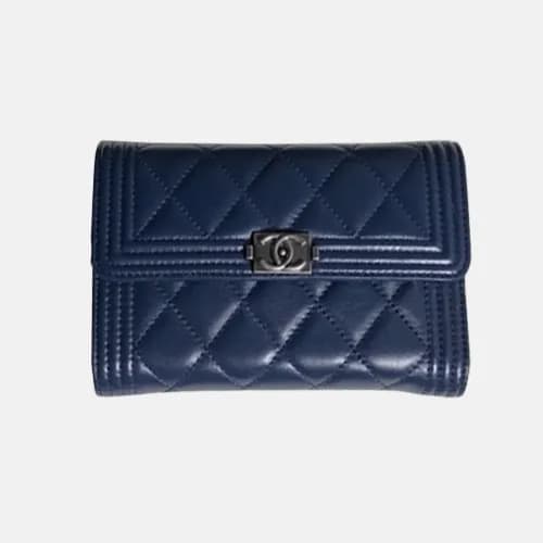 Chanel 2018 LeBoy Lambskin wallet A80285- 샤넬 램스킨 중… - 1