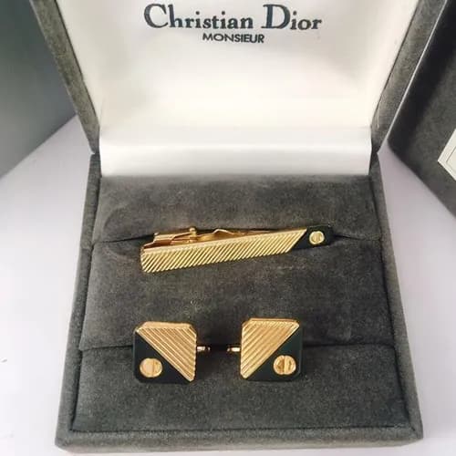 DIOR MENS YELLOW GOLD CUFFS - 디올 남성용 18k도금…