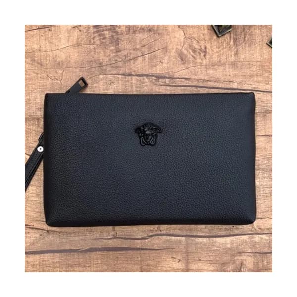 Versace 2018 Leather Clutch Bag,26CM - 베르사체 2018 레… - 1