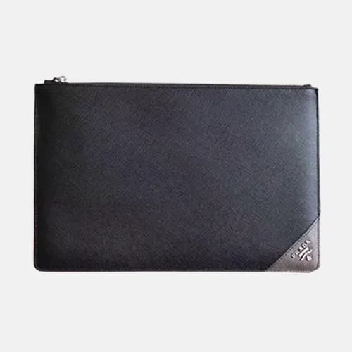 Prada Saffiano Mens Clutch Bag ,28CM - 프라다 사피아노 남성… - 1
