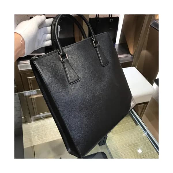 Prada Saffiano Mens Business Bag ,34CM - 프라다 사피아노 … - 1
