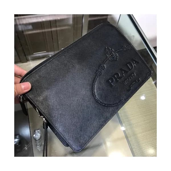 Prada 2019 Saffiano Mens Clutch Bag ,26.5CM - 프라다 … - 1