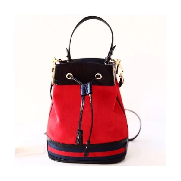 Gucci GG Ophidia Suede Women Bucket Bag,26CM - 구찌 … - 1