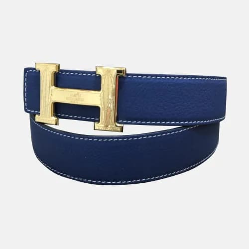 Hermes 2019 Mens Business Initial Logo Togo Leathe… - 1