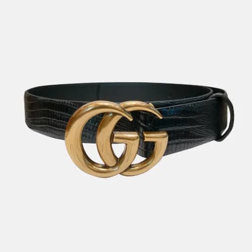 Gucci 2019 Ladies GG Buckle Business Leather Belt … - 1
