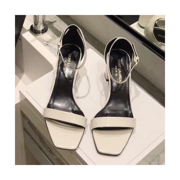 Saint Laurent 2019 Womens Patent Strap Sandal - 입생… - 1