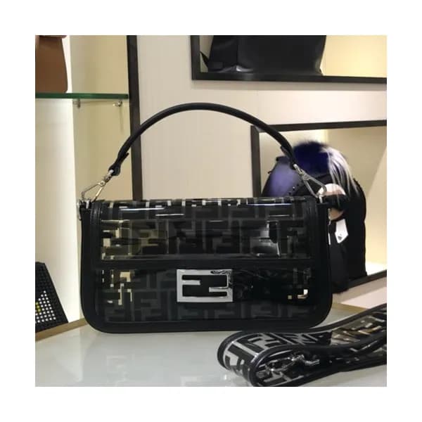 Fendi 2019 PU Tote Shoulder Bag, 26cm - 펜디 2019 PU… - 1