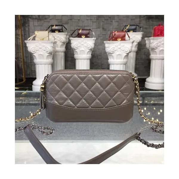Chanel Women Gabrielle Leather Chain Shoulder Bag … - 1