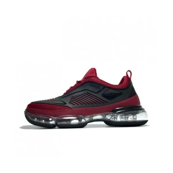 Prada 2019 Mens Casual Logo Leather Two-tone Runn… - 1