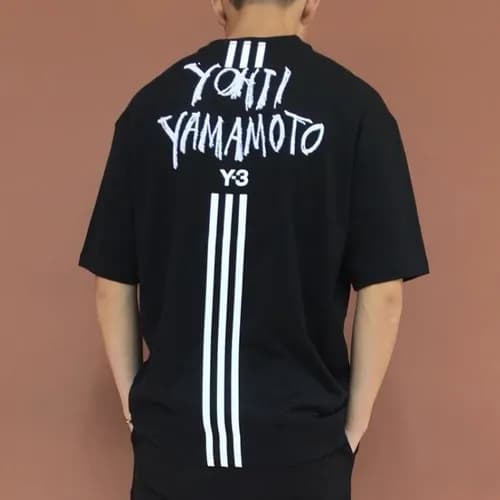 Y-3 2019 Mens Logo Printing Cotton Short Sleeved T… - 1
