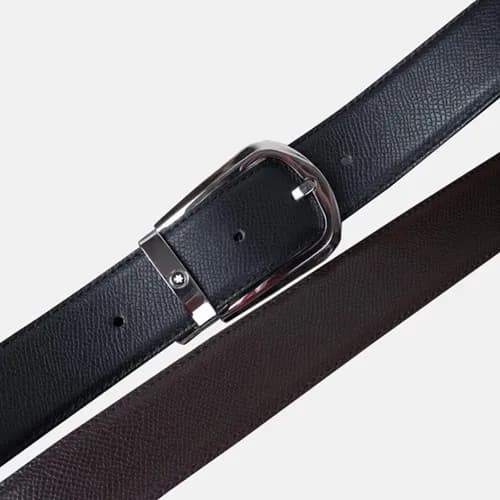 Montblanc 2019 Mens Leather Belt - 몽블랑 2019 남성용 레더… - 1